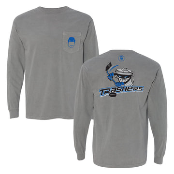 Danbury Trashers x Spittin' Chiclets Long Sleeve Pocket Tee