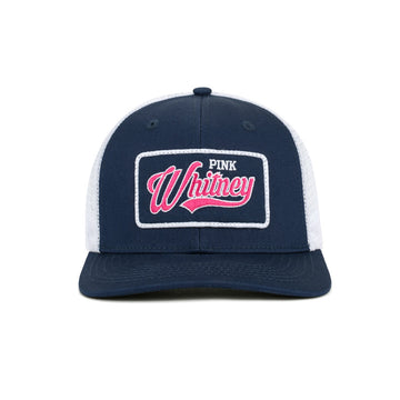 Pink Whitney Varsity Patch Trucker Hat