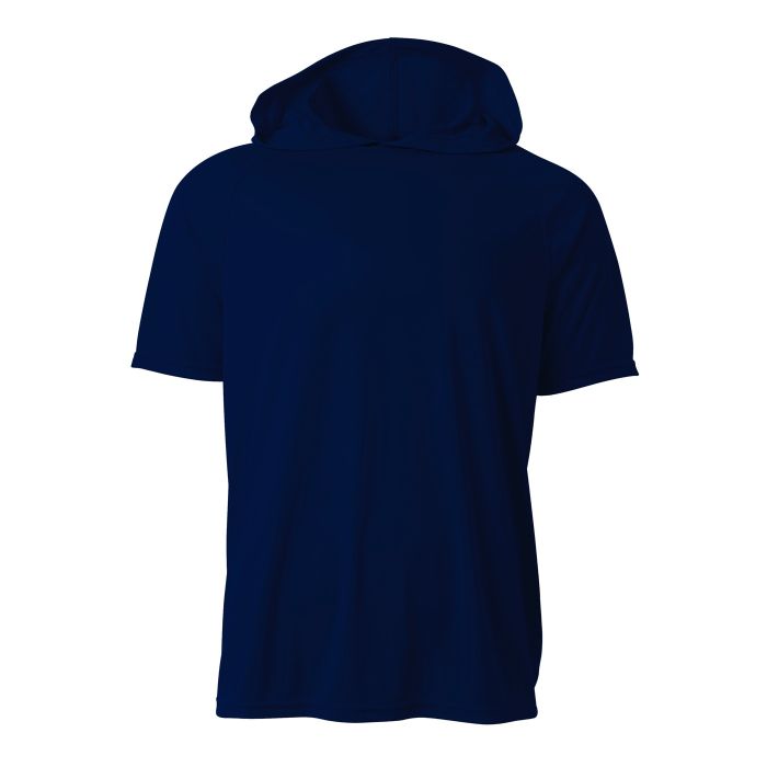 Tribesmen Logo Hooded Short Sleeve Dri-fit Shirt