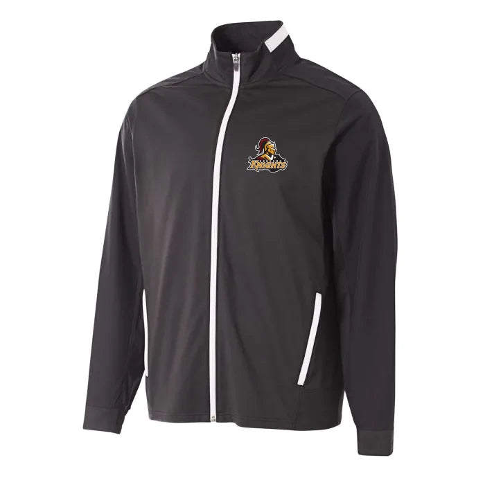 League Full Zip Warm Up Jacket with Logo