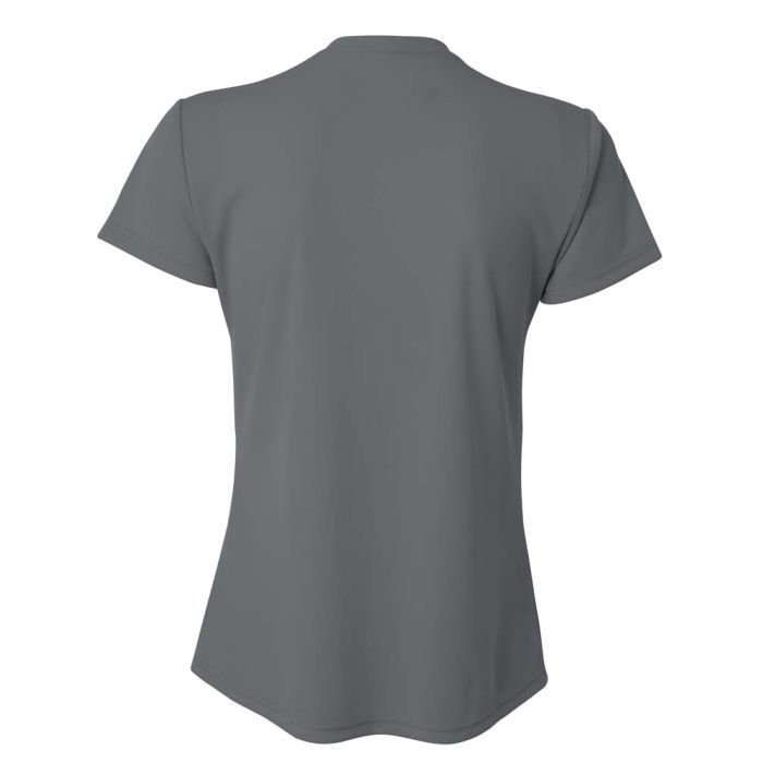 Holyoke Papermen WOMEN'S SHORT SLEEVE V-NECK BIRDS EYE MESH TEE