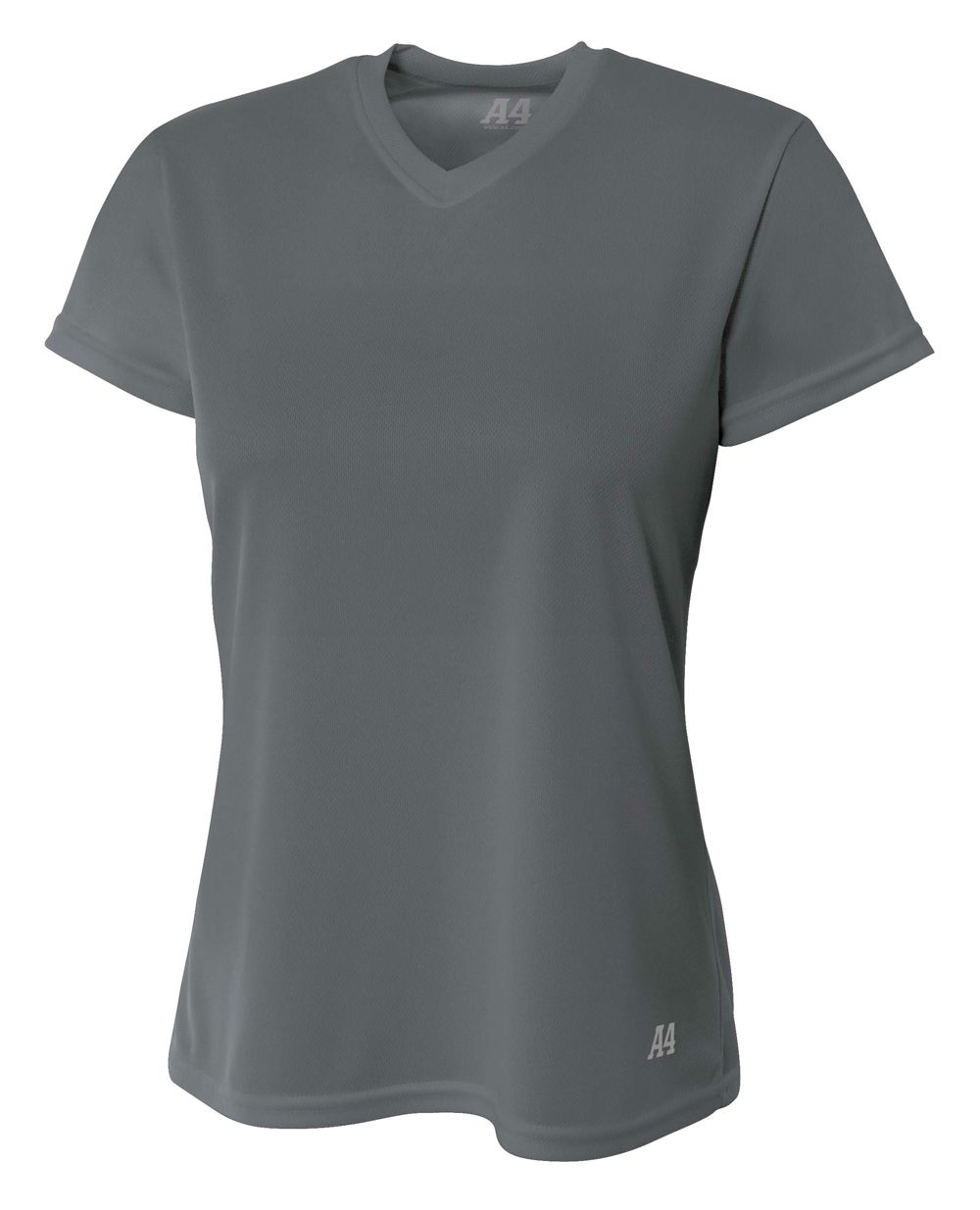 Holyoke Papermen WOMEN'S SHORT SLEEVE V-NECK BIRDS EYE MESH TEE