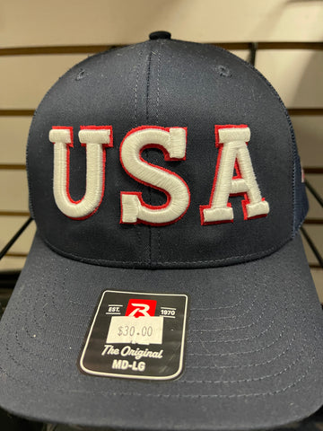 Richardson USA Embroidered Blue hat
