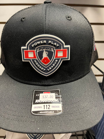 PPHL Richardson NAVY Hat with Rubber Patch Logo  *TS