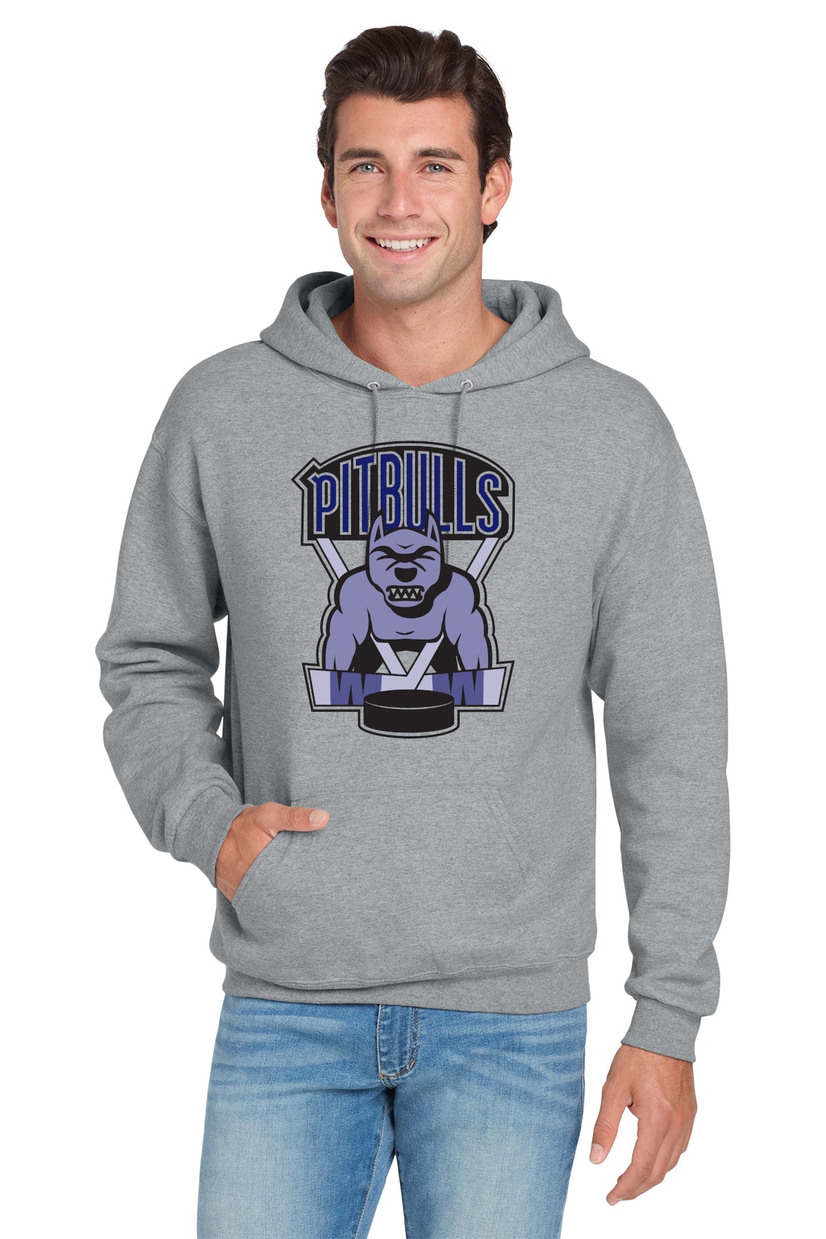 Pittbulls Custom Logo  NuBlend® Pullover Hooded Sweatshirt