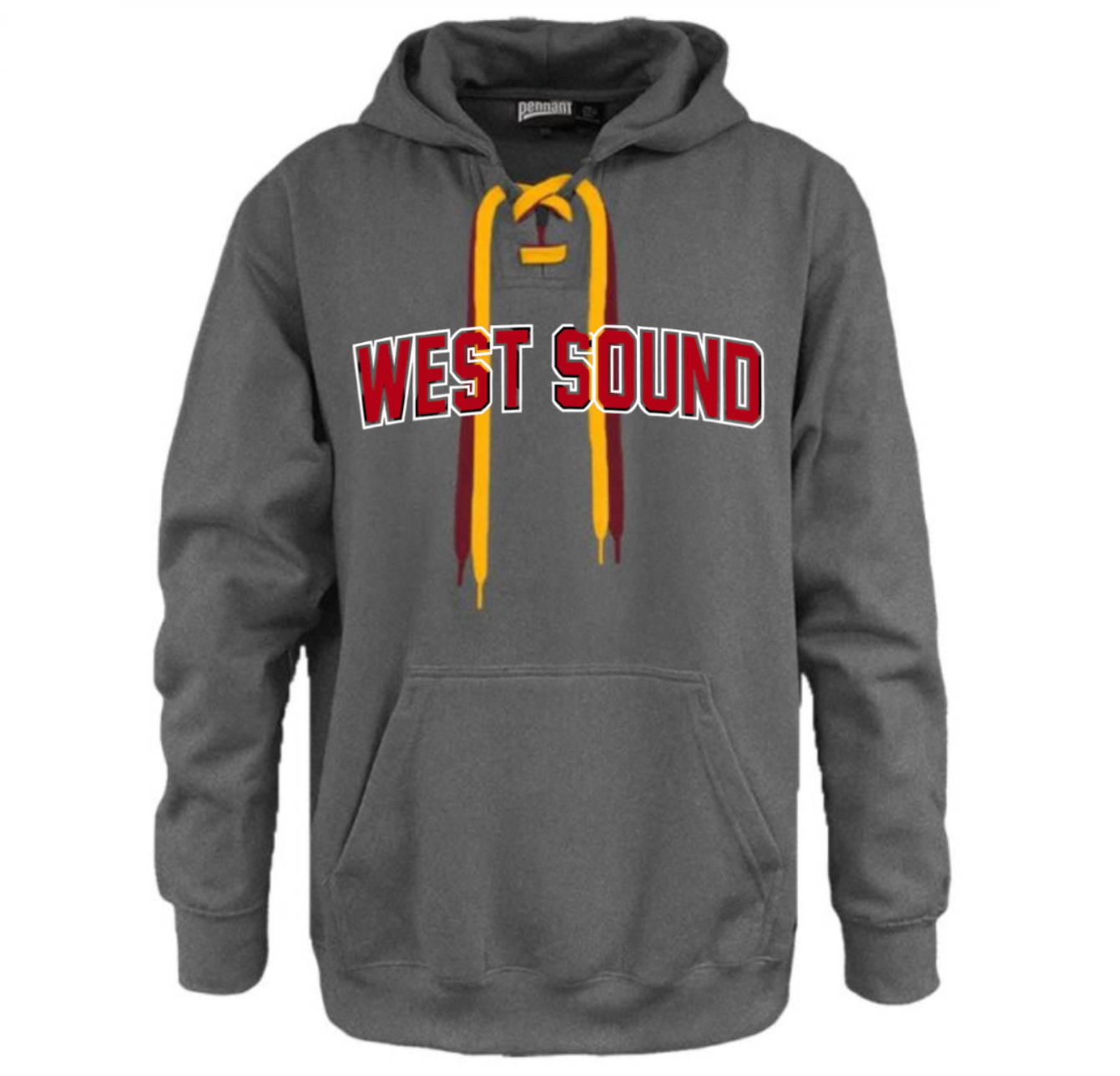 WSW Pennant Faceoff Hoodie with Custom Logo