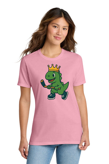 Tiny Diny™Women's Core Cotton Tee with Custom Logo