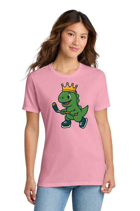 Tiny Diny™Women's Core Cotton Tee with Custom Logo