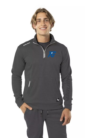 BAUER TEAM FLEECE 1/2 Zip - Grey