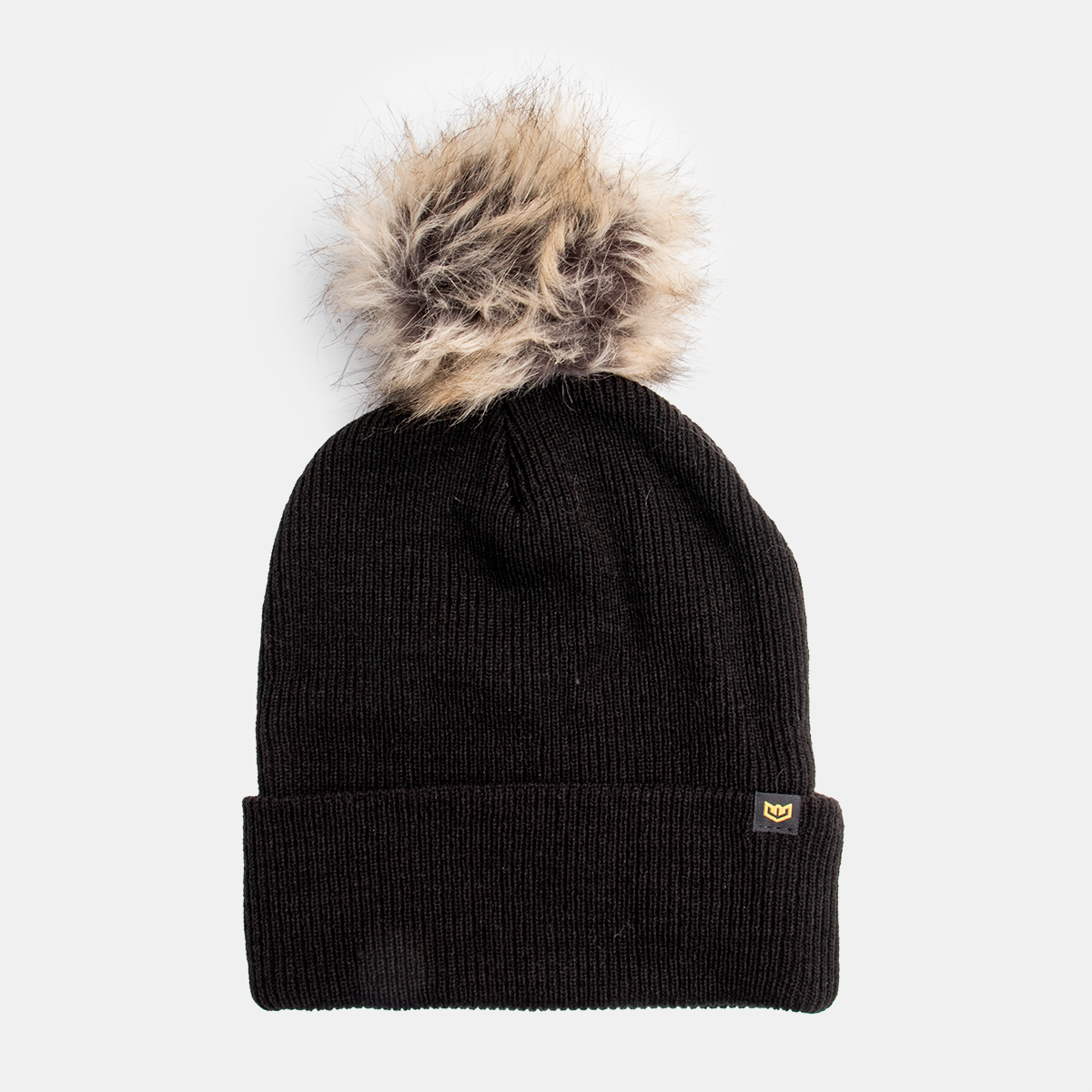 Warroad - Womens Pom Pom Beanie / Black