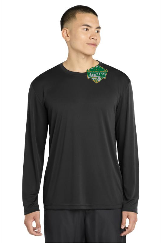 Battalion Long Sleeve Performance Tee with Custom Logo