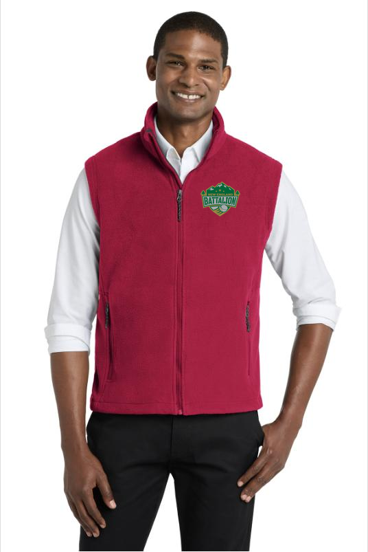 Battalion Fleece Vest with Custom Logo
