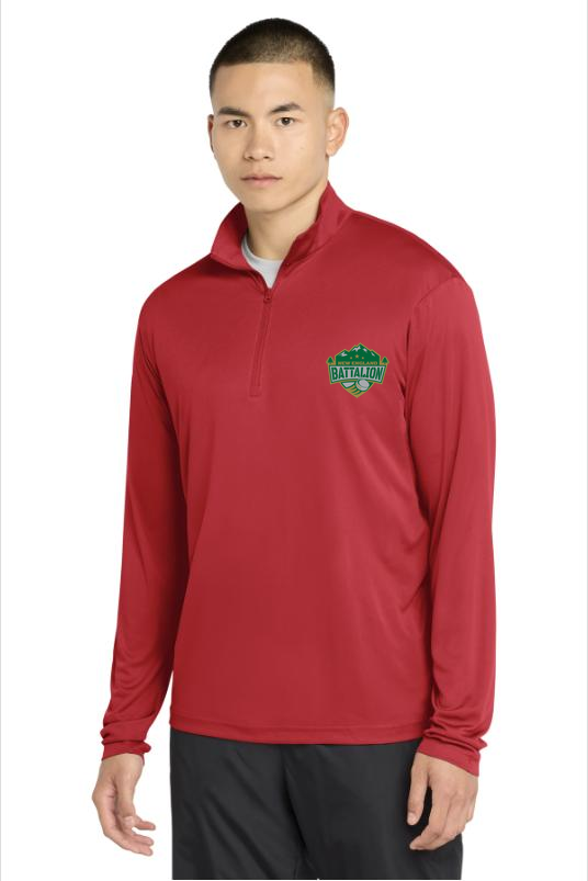 Battalion 1/4-Zip Pullover with Custom Logo