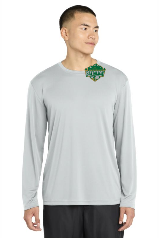 Battalion Long Sleeve Performance Tee with Custom Logo