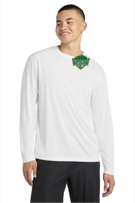 Battalion Long Sleeve Performance Tee with Custom Logo